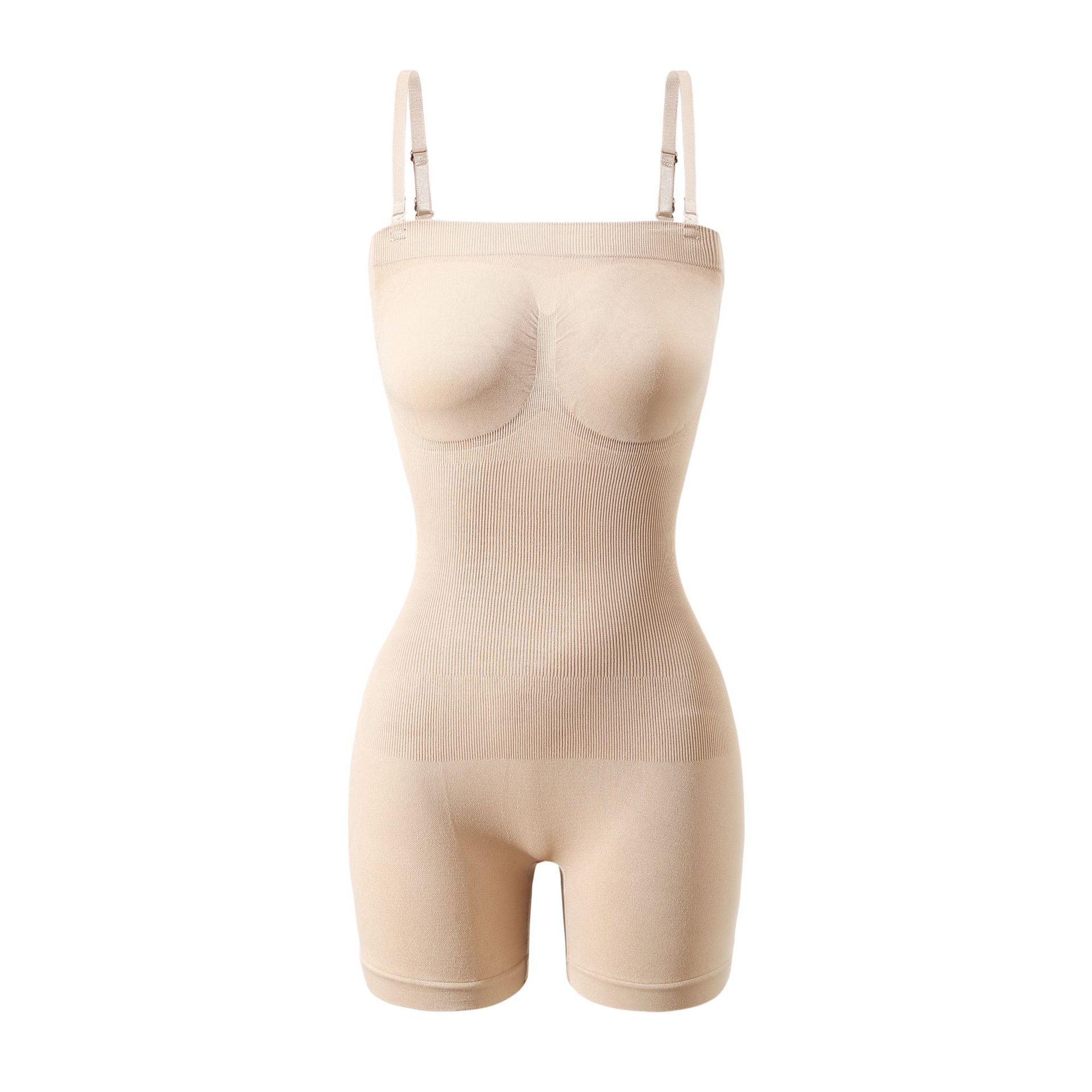 Plus Size Tummy Control Shaping Bodysuit & Butt Lifter