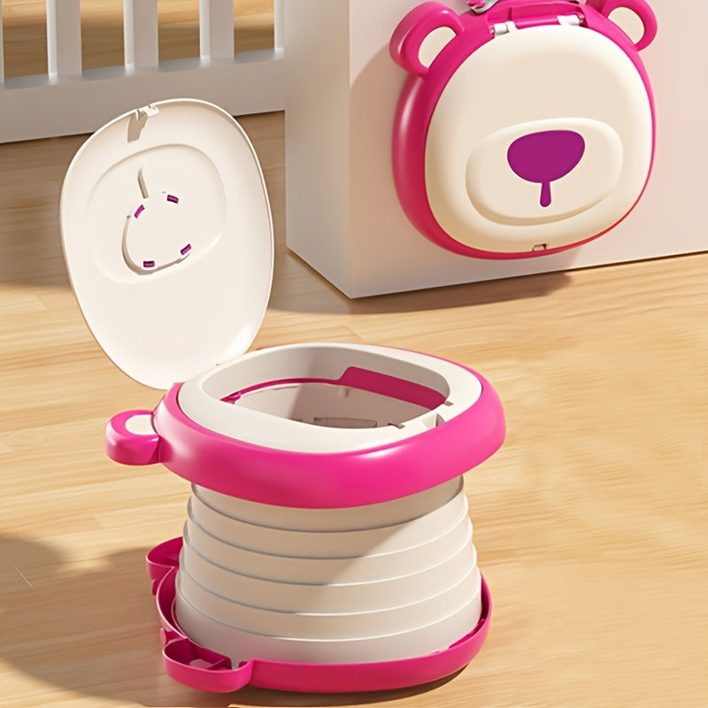 Folding Portable Travel Potty for Children – Compact Car‑Friendly Design
