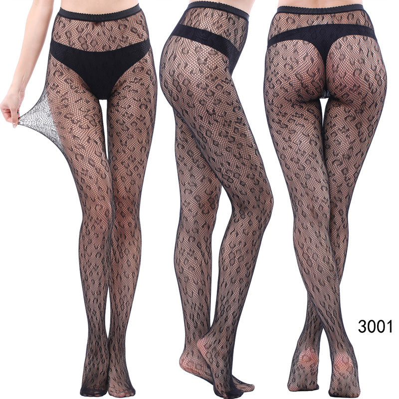 Vintage Tattoo Lace Hollow Net Socks for Women