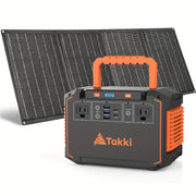 350W/150W Peak Solar Generator Portable Power Station with 40W/30W/21W Solar Panels Included, 240Wh/111Wh/88.8Wh Solar Power Bank AC DC USB Ports for Camping Tents, Emergency Outdoor Home Use, CPAP...