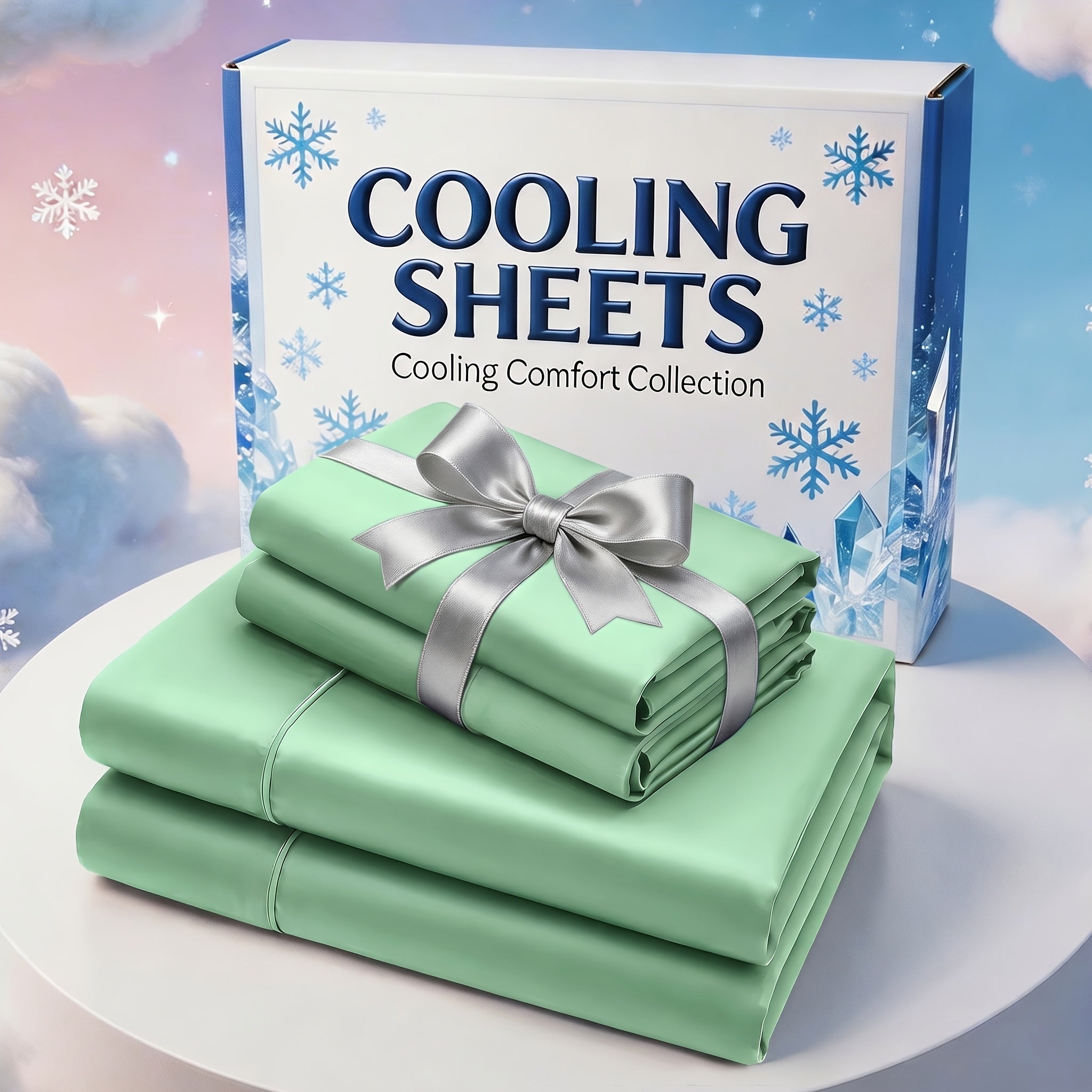 Luxury Extra Deep Pocket Bamboo Fiber Sheet Set – Breathable, Cooling & Wrinkle‑Free