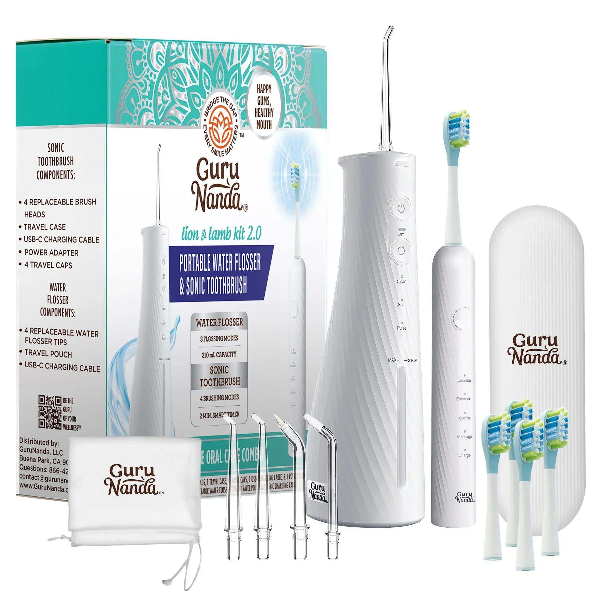 Electric Toothbrush and Water Flosser Combo Kit