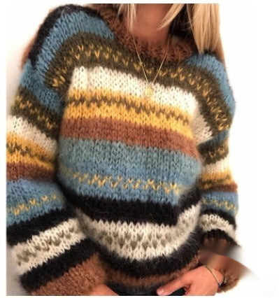 Casual Warm Knit Sweaters From Europe and the Us