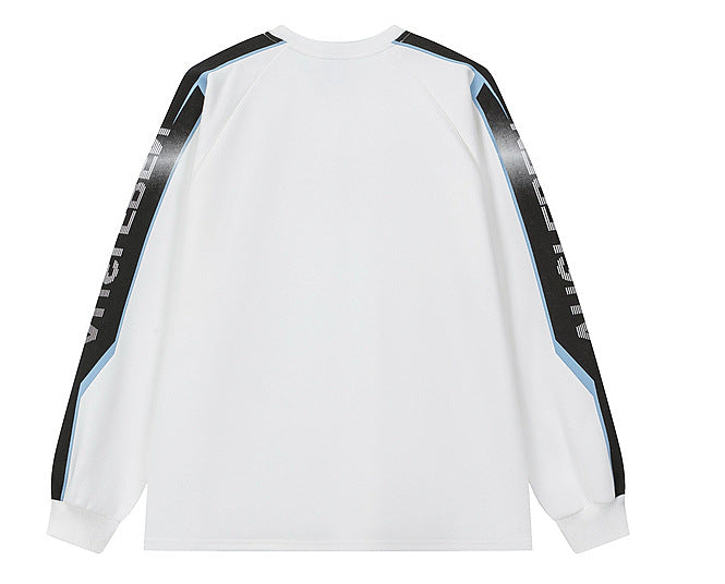 Retro Sport Long Sleeve Couple Pullover