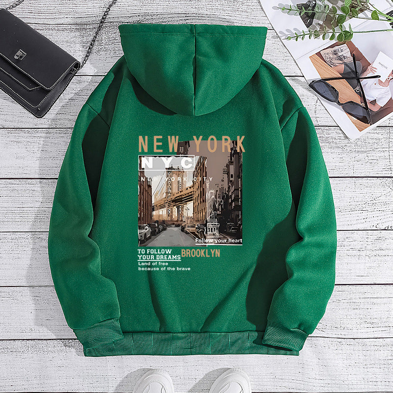 Cozy Fleece-Lined Women's Streetwear Hoodie for Winter