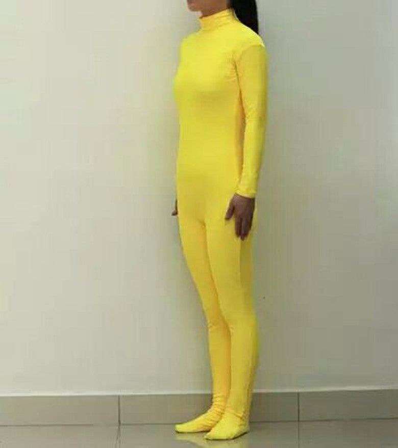 Fluorescent Green Lycra Jumpsuit