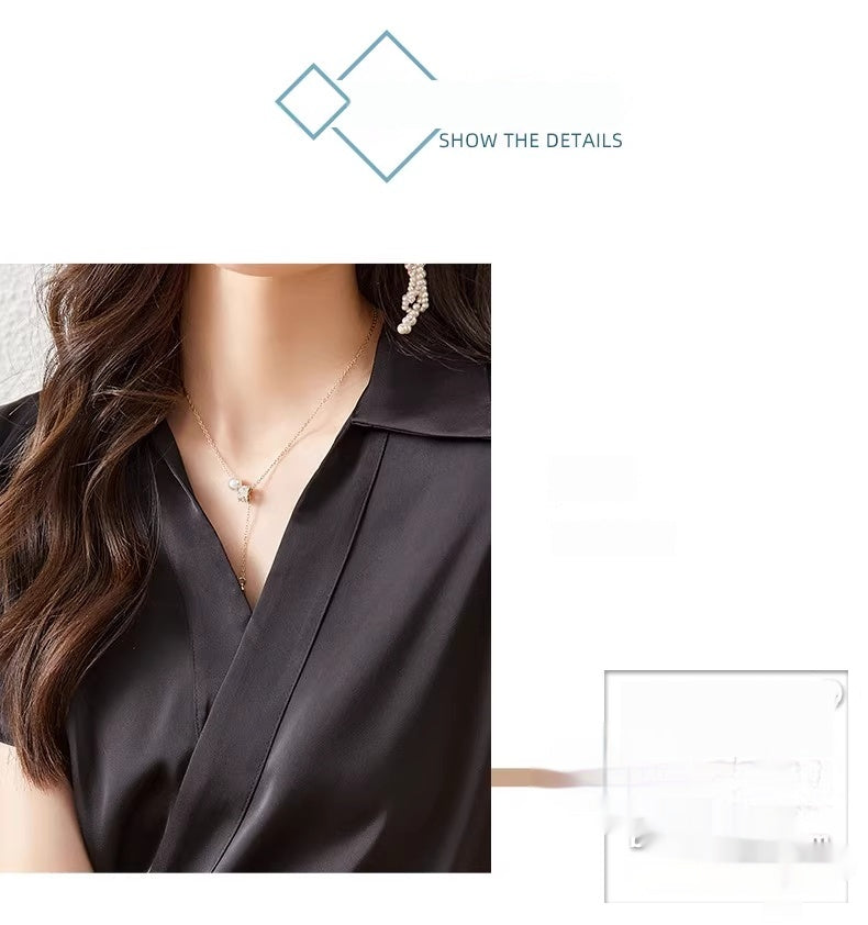 Women's Group Work Clothes Business Wear Short-sleeved Shirt