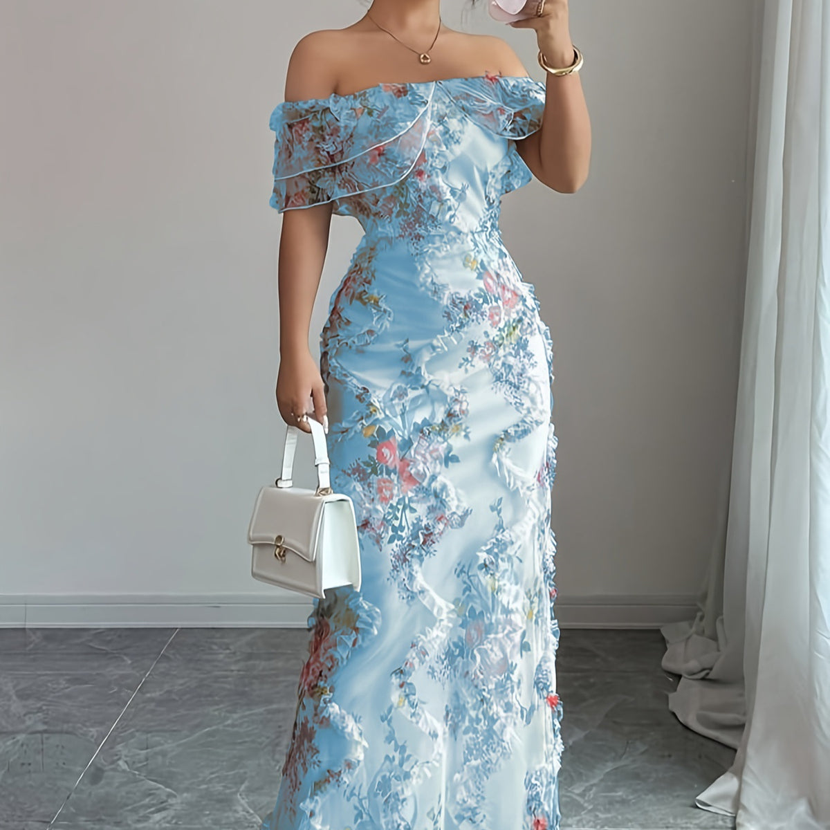 Sexy Off-shoulder High-end Long Dress
