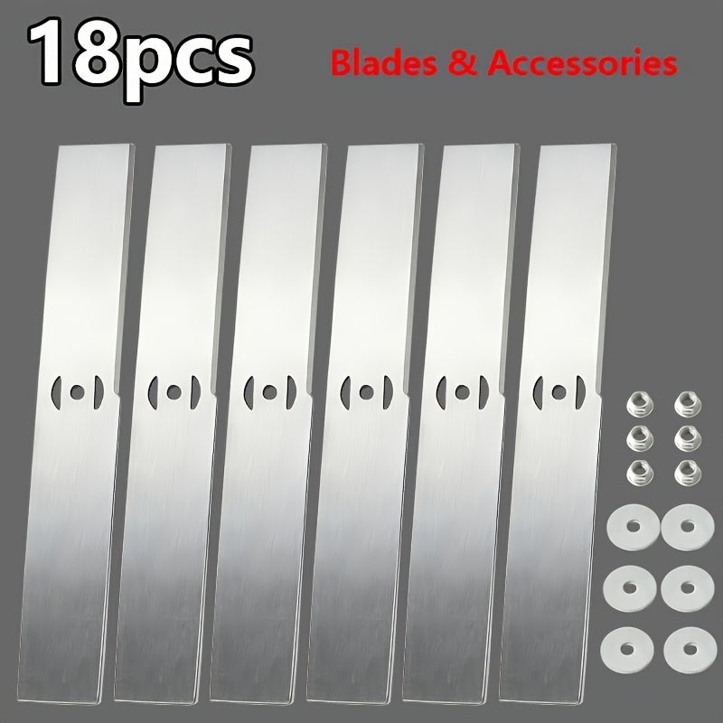 8-Inch Universal Lawn Mower Blade with 0.2 cm Center Hole