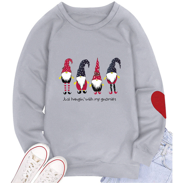 Women's Round Neck Arm Love Sweater