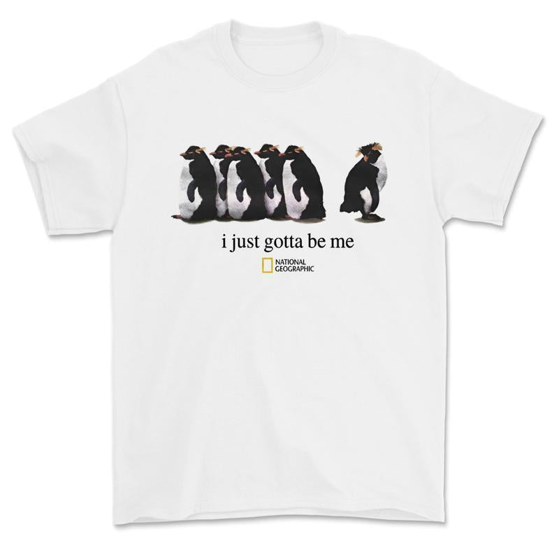 Graphic Penguin T-Shirt – Soft Pure Cotton, Slim Fit