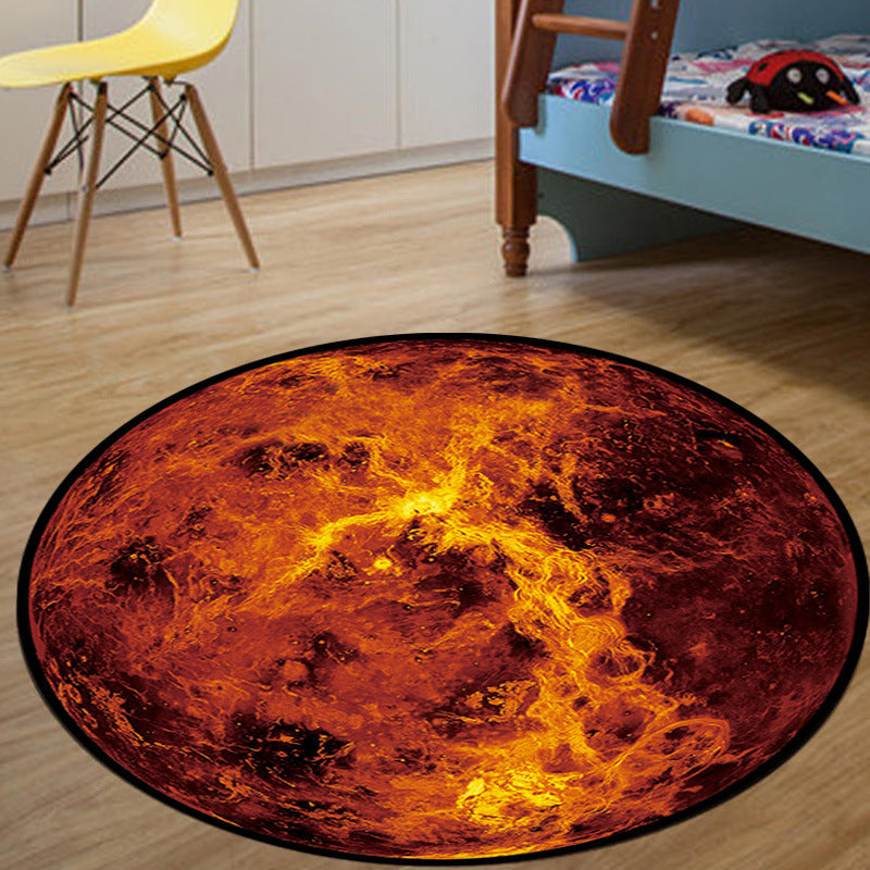 Modern Round Diatomaceous Earth Floor Mat - Absorbent Entryway Rug