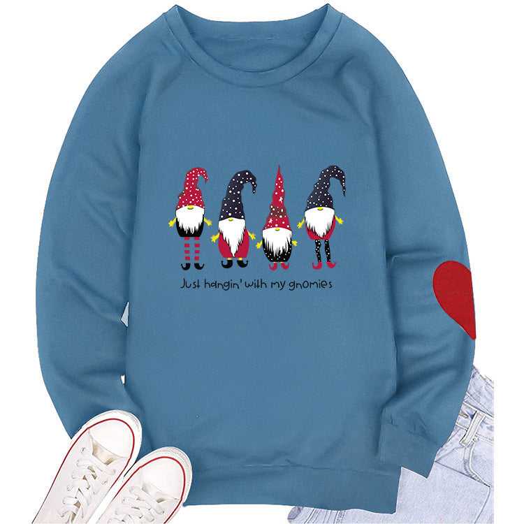 Women's Round Neck Arm Love Sweater