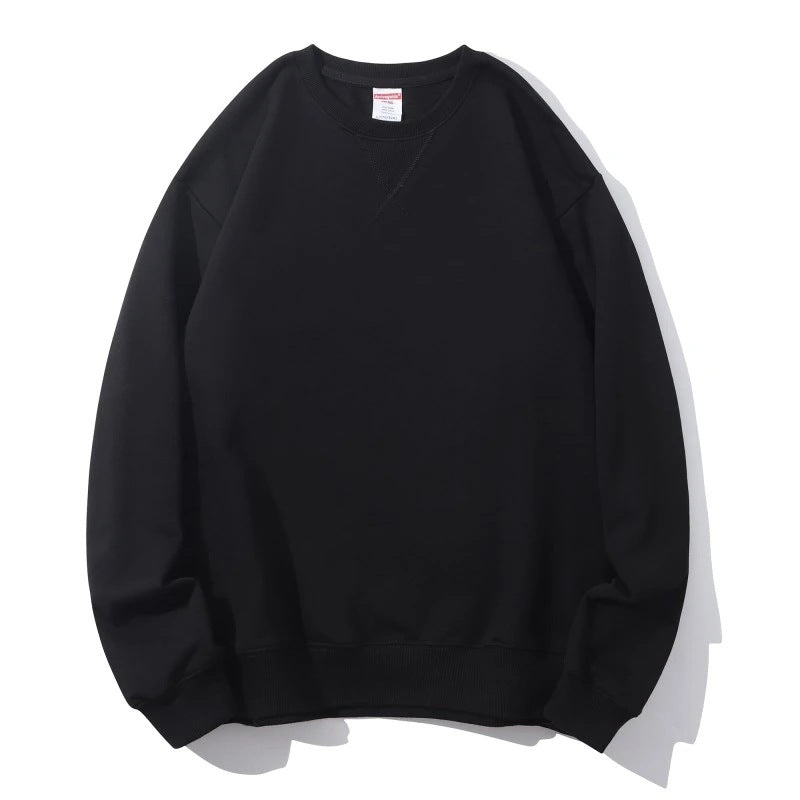 Men's Heavy Cotton Terry Crewneck Pullover Sweater