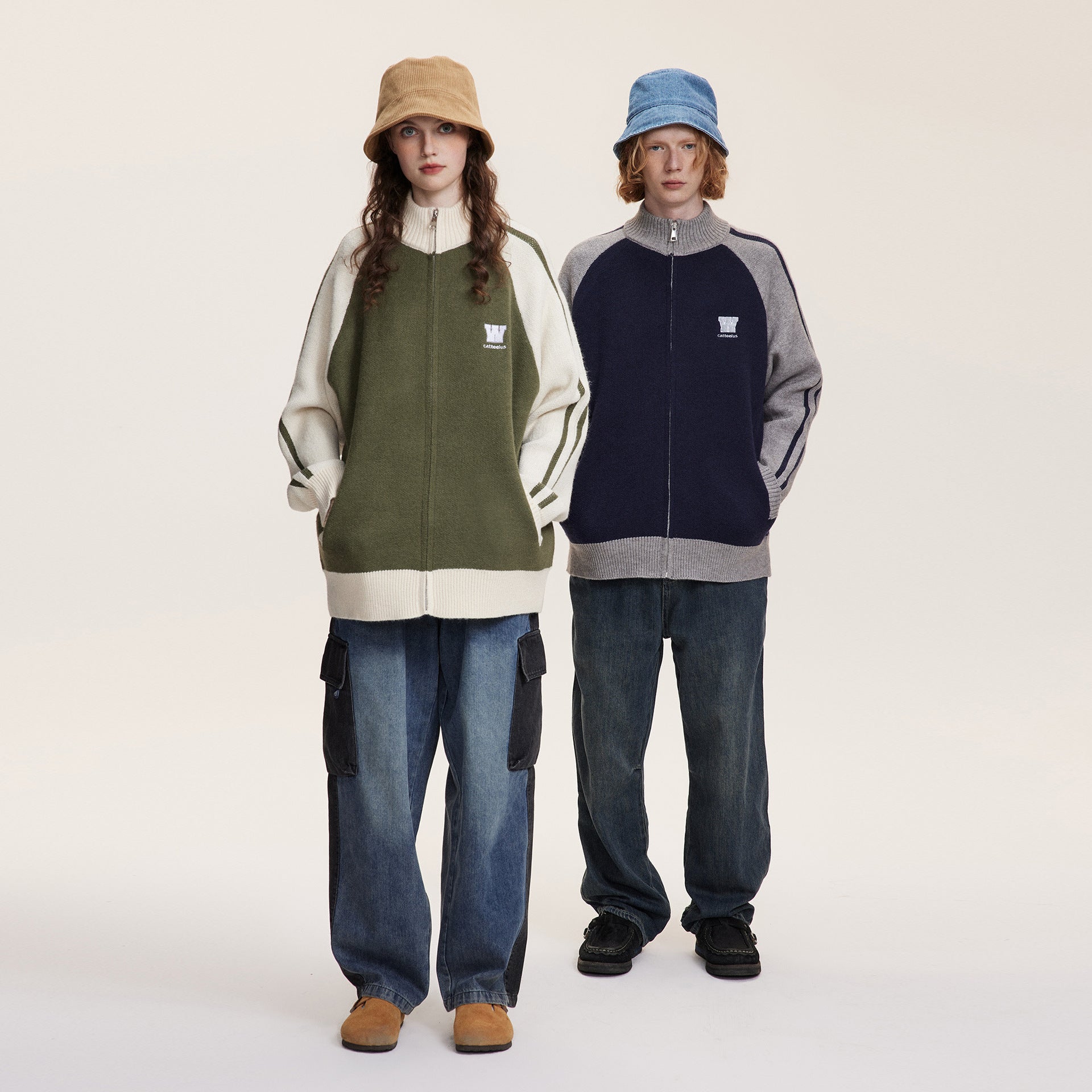 Japanese Loose Unisex Knit Sweater - Cozy Fall Pullover