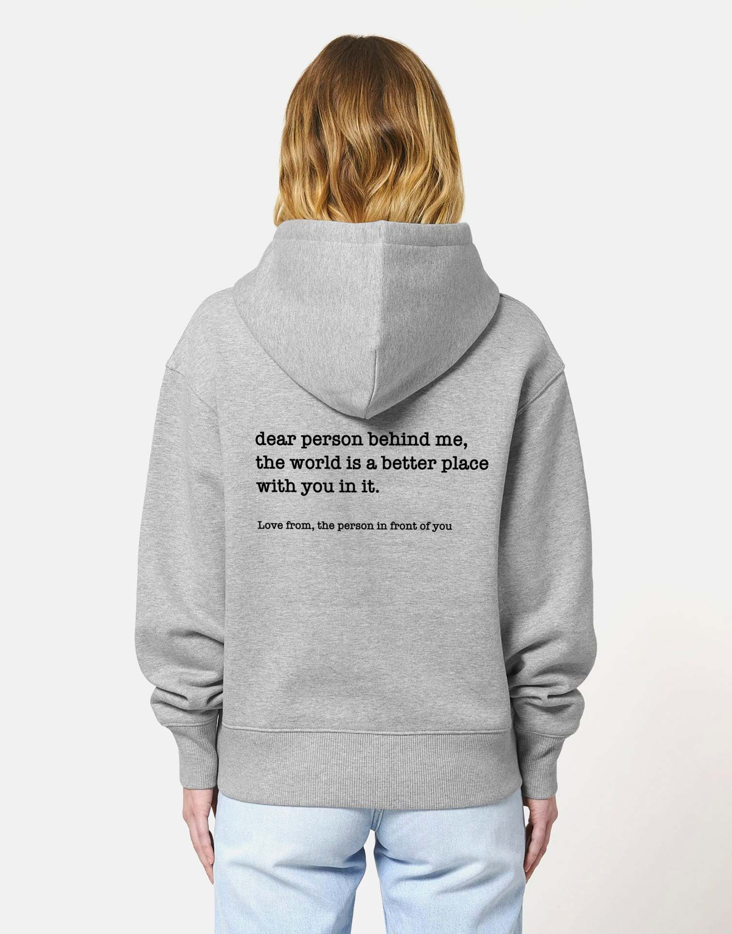 Okay Letter Print Casual Loose Hoodie