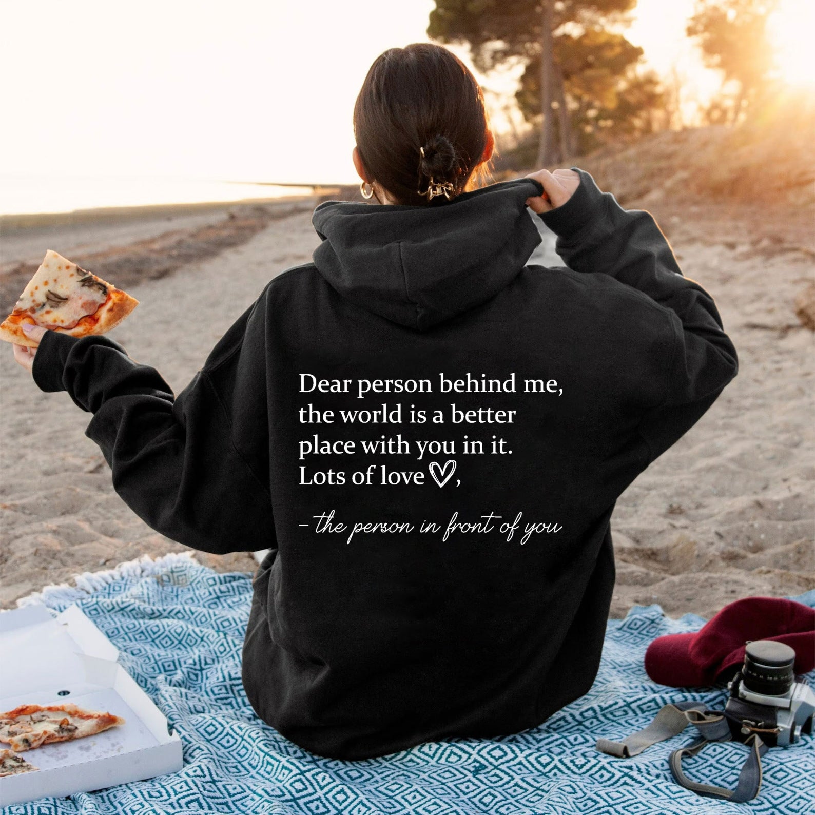 Dear Person Behind Me Positivity Hoodie Sweatshirt