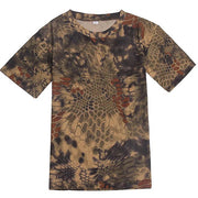 Camouflage Crewneck T-Shirt – Slim Fit, Quick‑Dry Summer Tee