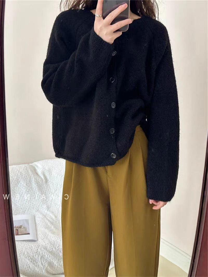 Fashion Loose and Slimming Outer Wear Thick Top