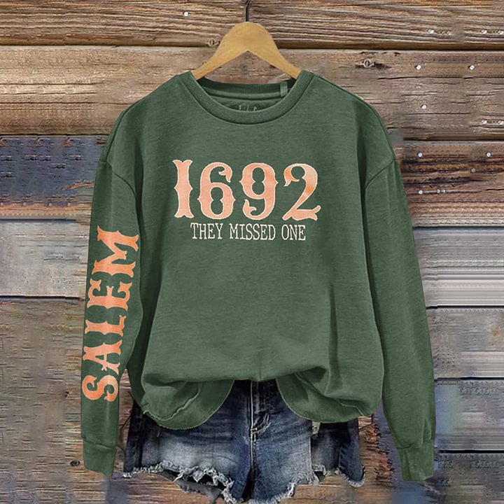 Personalized Women's Sweater Pumpkin Bow Printed Round Neck