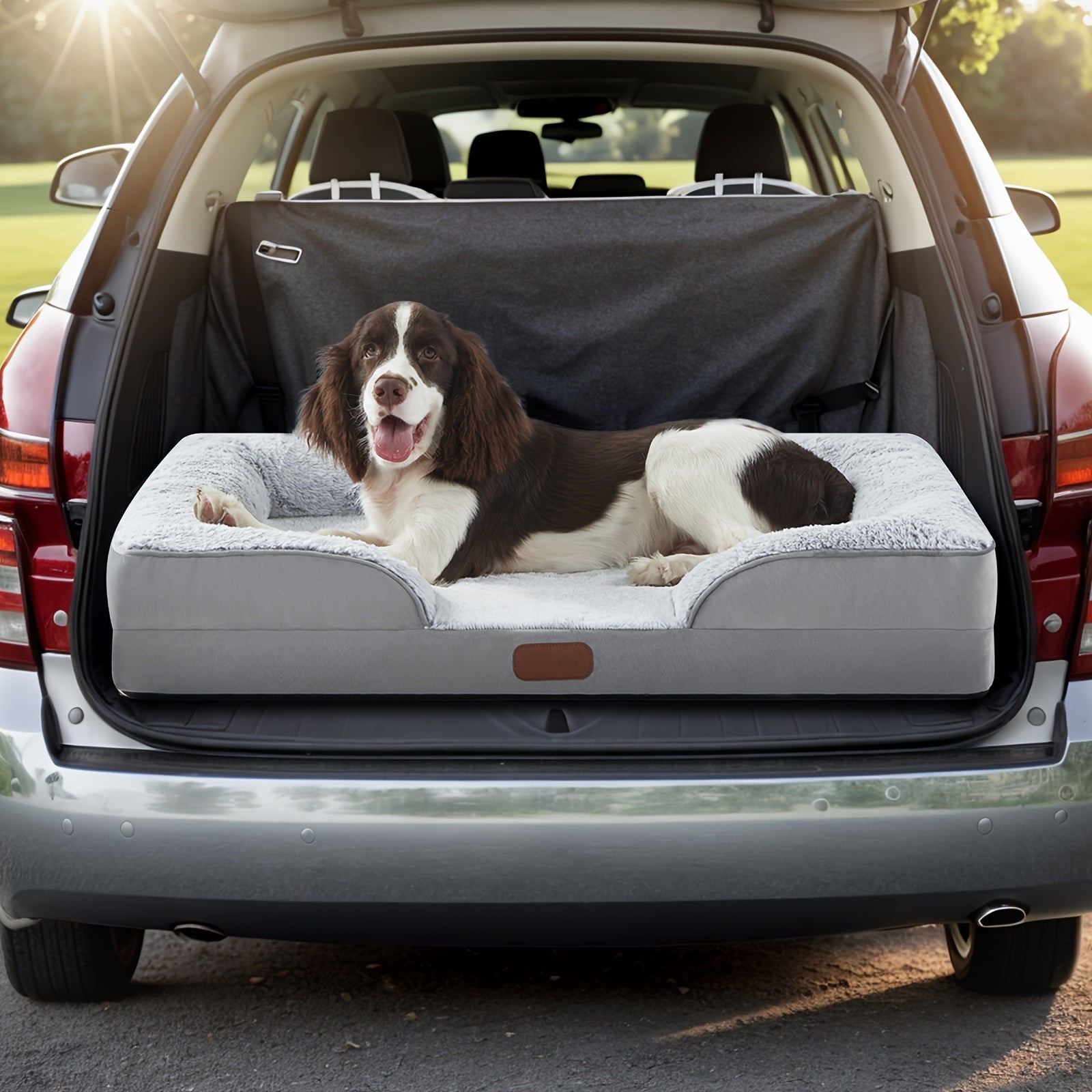 Orthopedic Memory Foam Dog Bed For Small To Large Dogs - Bolster-edged Design, Non-slip Base & Removable Washable Cover - Supportive Sofa Bed Available In Multiple Sizes