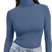 Turtleneck Roll-neck Long-sleeve T-shirt Base Layer