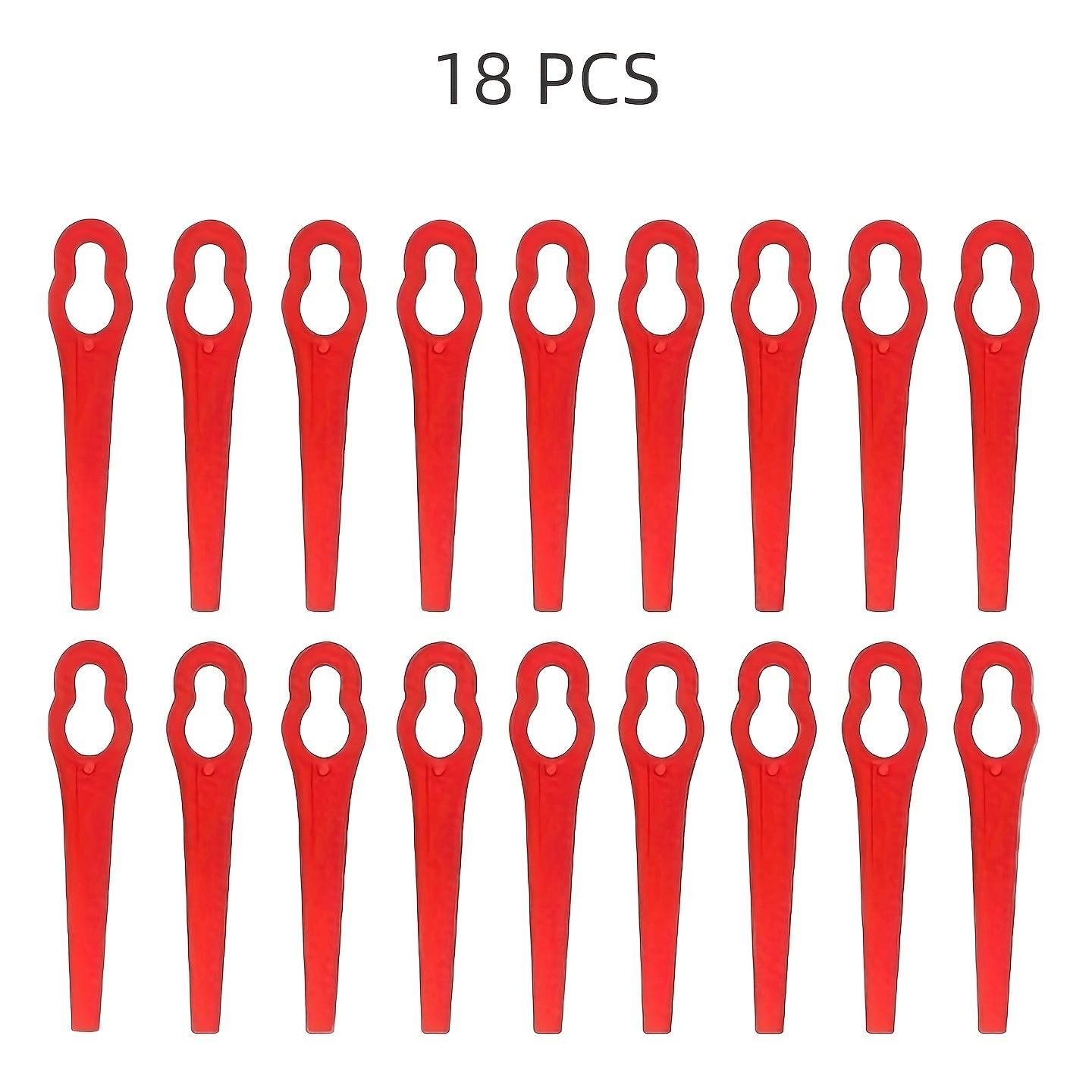 Plastic Grass Trimmer Blade – Key Gourd-Shaped Cutting Blade for Lawn Mower, Garden Use