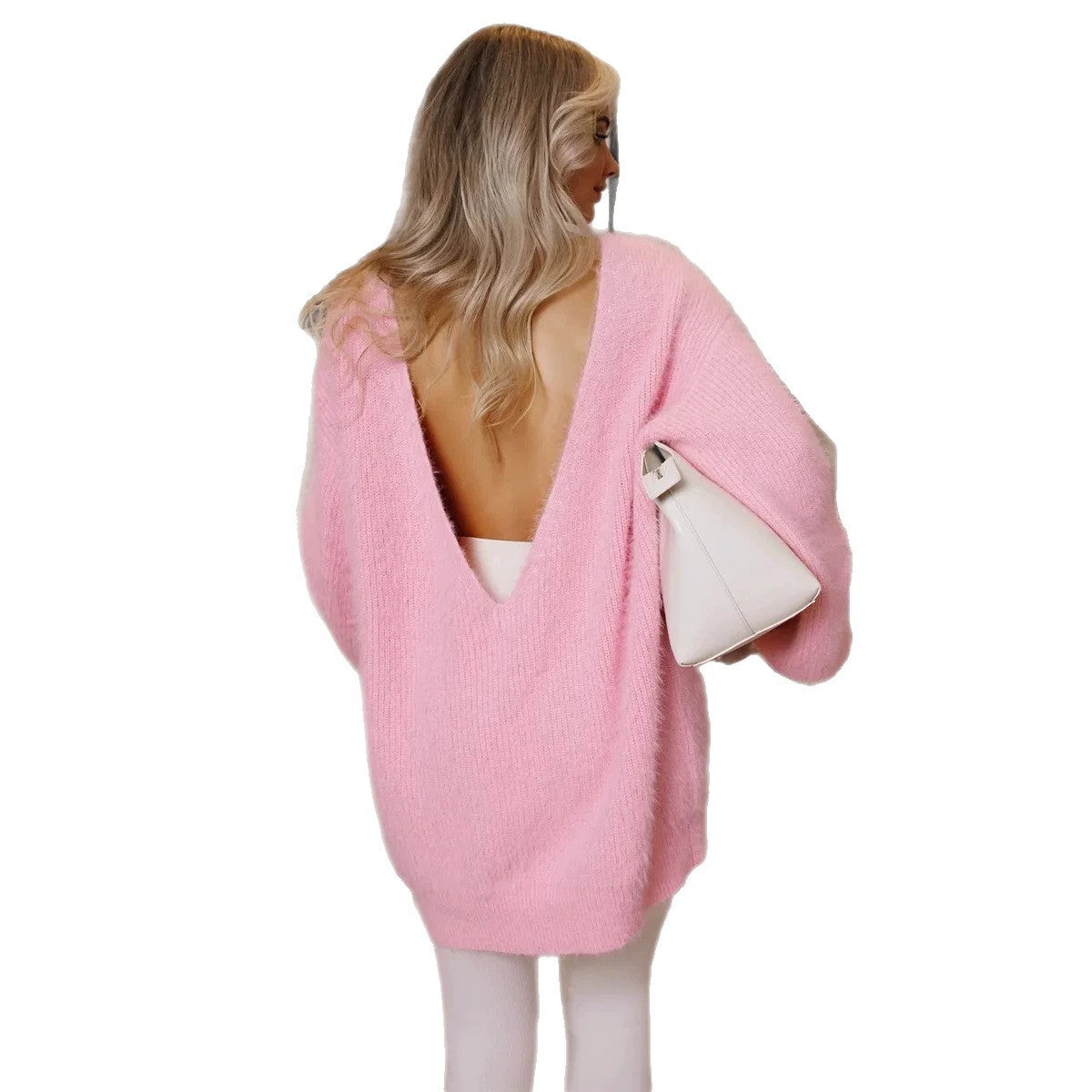 Womens Faux Mink Velvet Plush Top