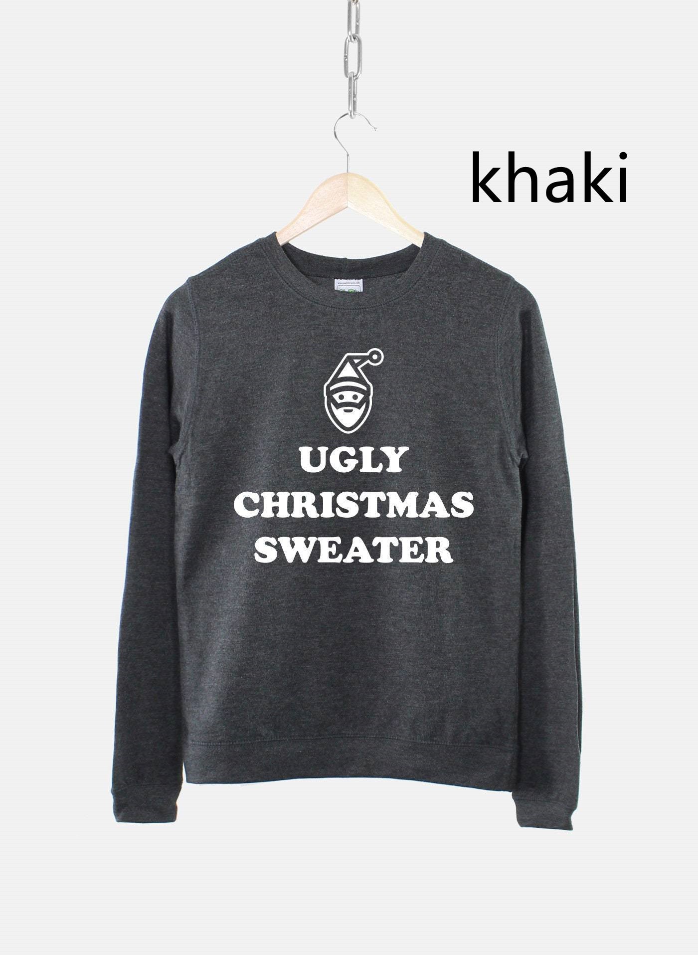 Women's Ugly Christmas Sweater Sweatshirt Bah Humbug Funny