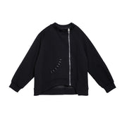 Edgy Irregular Casual Women's Short Coat