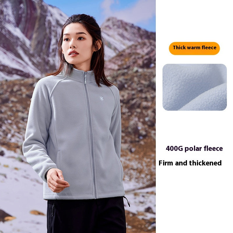 Cozy Women's Fleece Cardigan Sweater for Winter