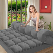 Mattress Topper, Extra Thick Mattress Pad Pillow Top Mattress Cover Quilted Fitted Mattress Protector Top Stretches up 8-21\" Deep Pocket Cooling with 2000 GSM