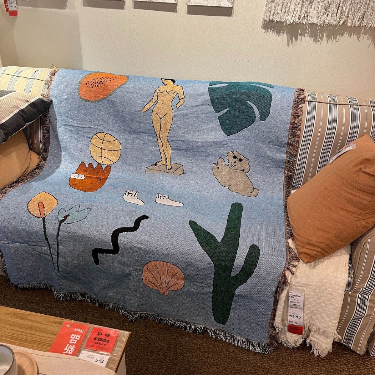 Artist Tapestry Creative Sofa Blanket Personalized Decorative Throw