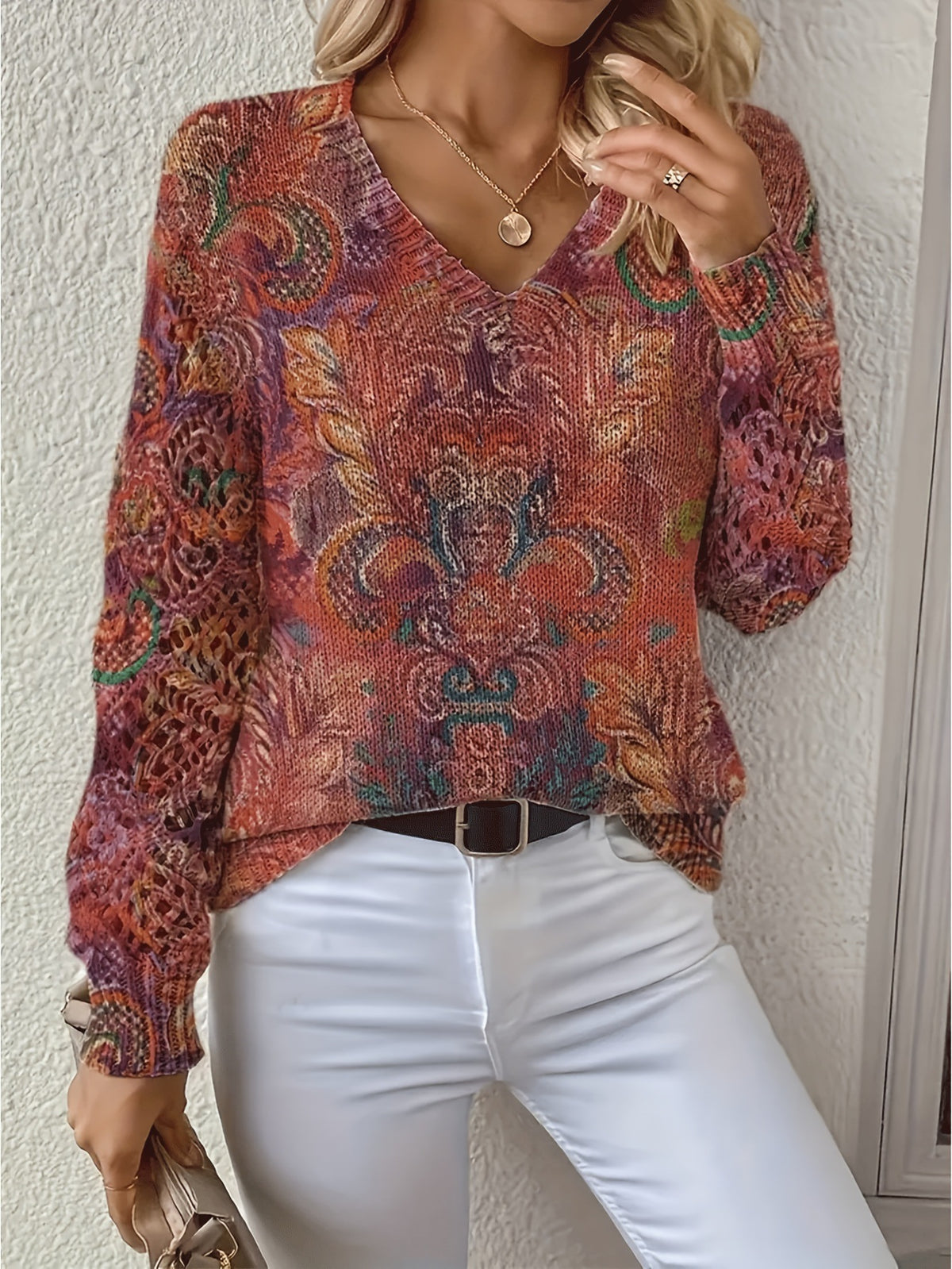 Pullover Long Sleeve Spring and Autumn Sweater