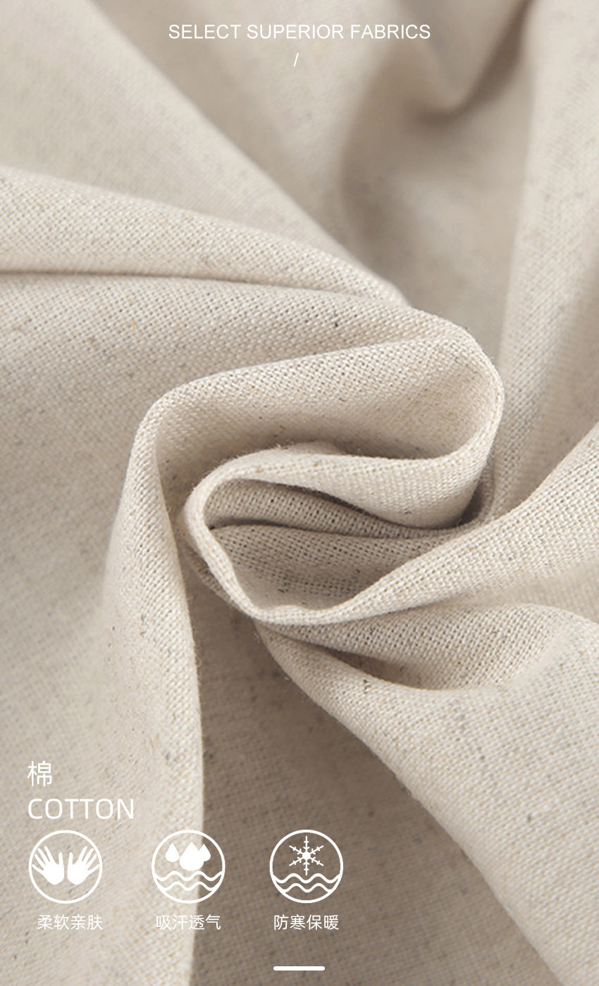 French Cotton Linen High-Waist Casual Jumpsuit
