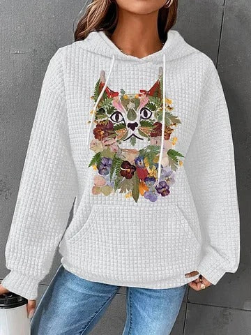 Women's Cozy Casual Drawstring Pullover Hoodie