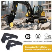 Mini Excavator Drive Motor Reinforcement Brackets Kit – 1 Pair, Fits 1‑2 Ton Machines