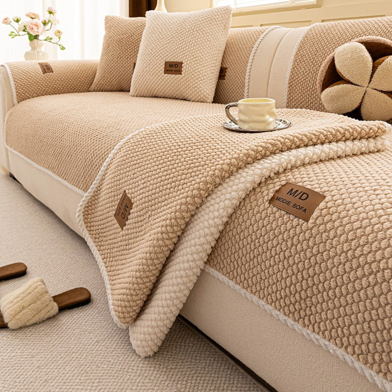 Thickened Non-slip Light-luxury Sofa Seat Cushion Cover