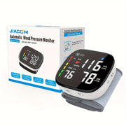 Portable Automatic Wrist Blood Pressure Monitor with LED Display, Dual‑User Mode and Rechargeable Battery