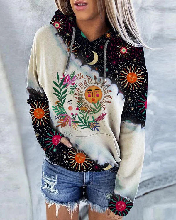Women's Cozy Casual Drawstring Pullover Hoodie