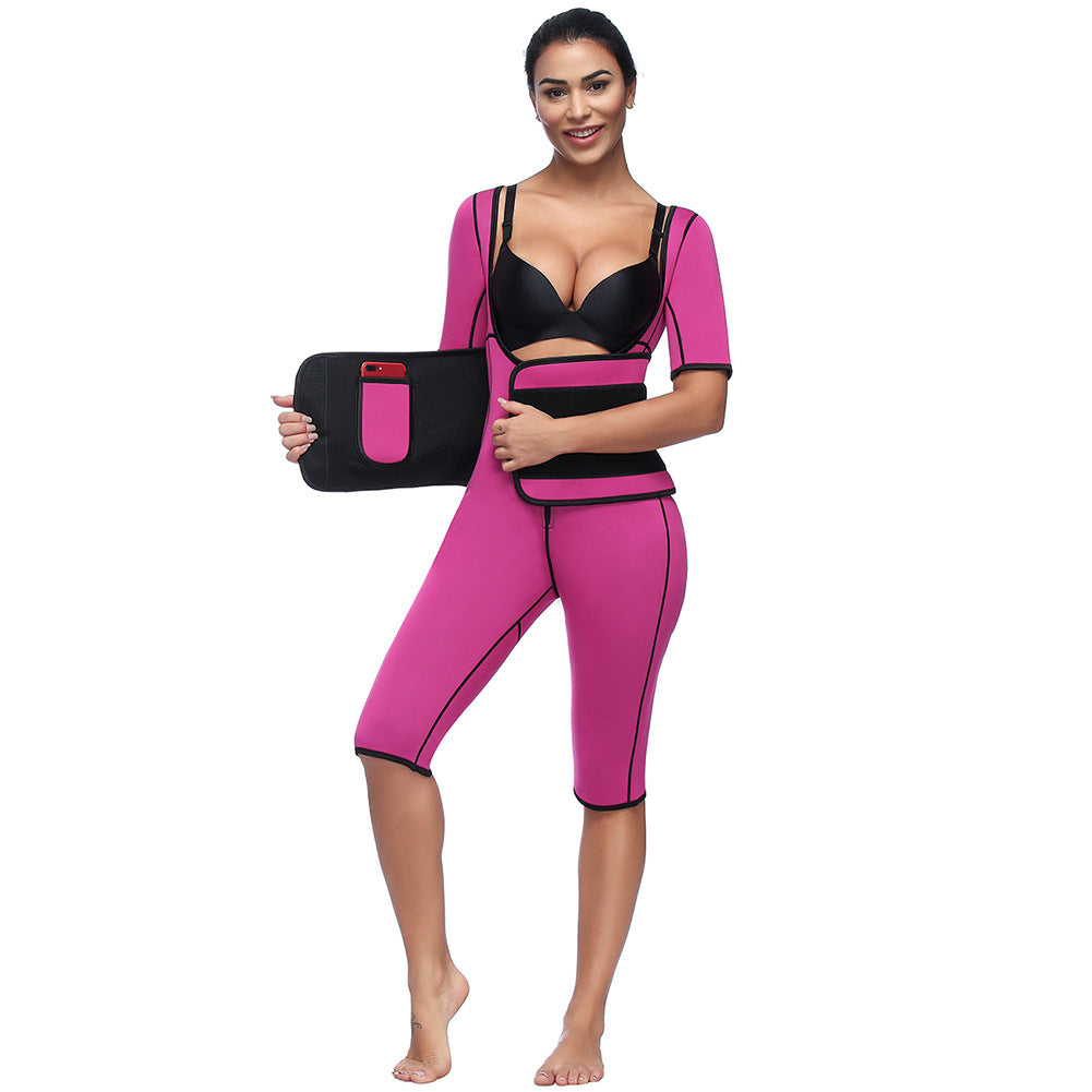 Neoprene Sweat Shaper Bodysuit for Workout & Weight Loss