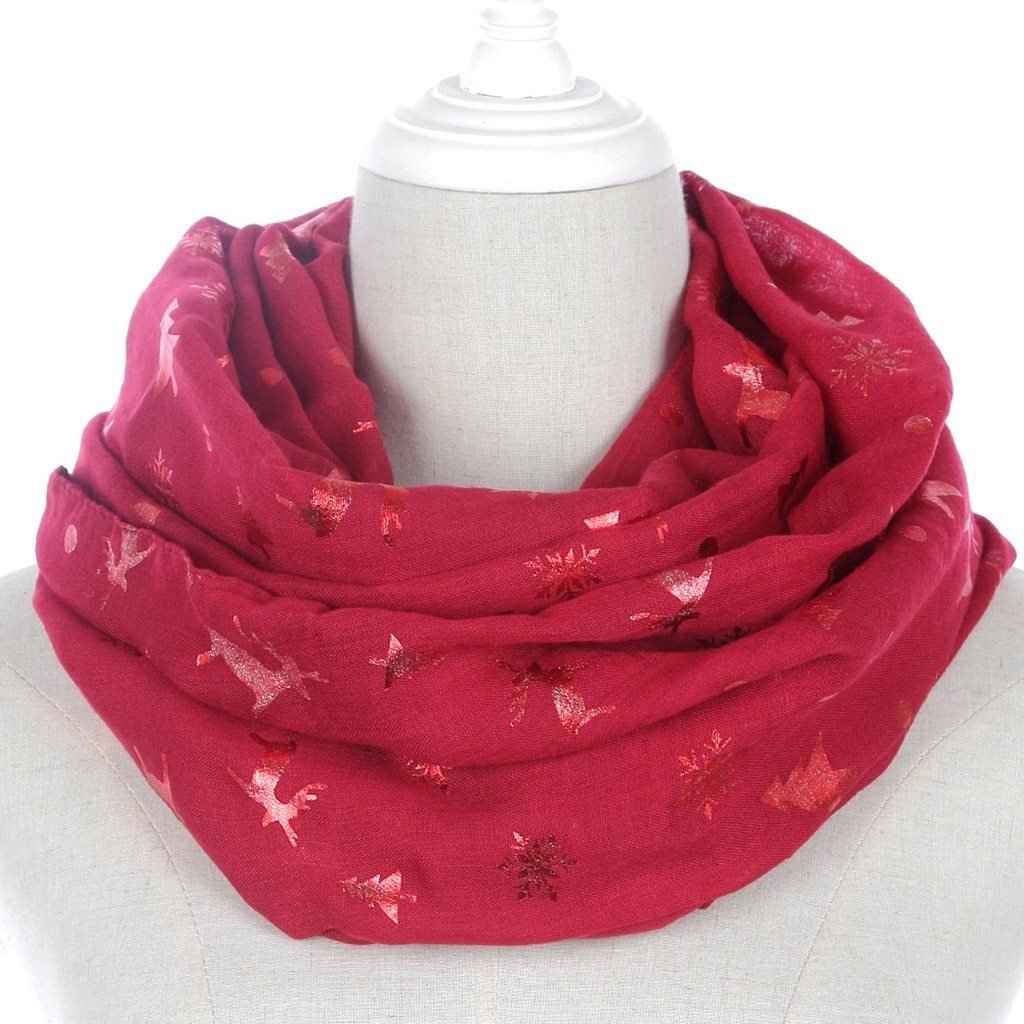 Elegant Snowflake Scarf