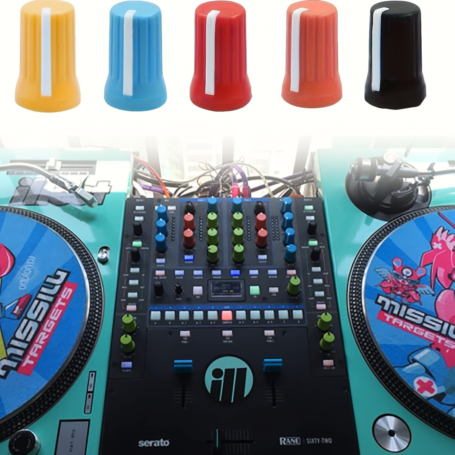 Universal Equalizer Rotary Knobs for DJ Controllers and Mixers