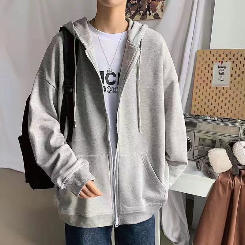 Oversized Couple's Streetwear Hooded Jacket