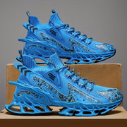 Men's Lightweight Breathable Training Sneakers with Cushioned Sole