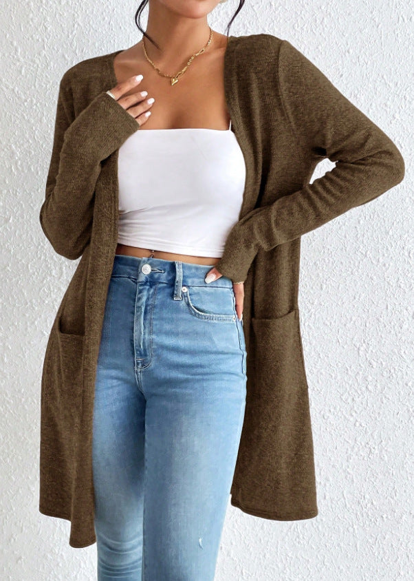 Hot-selling Casual All-match Knit Cardigan From Europe and the Us