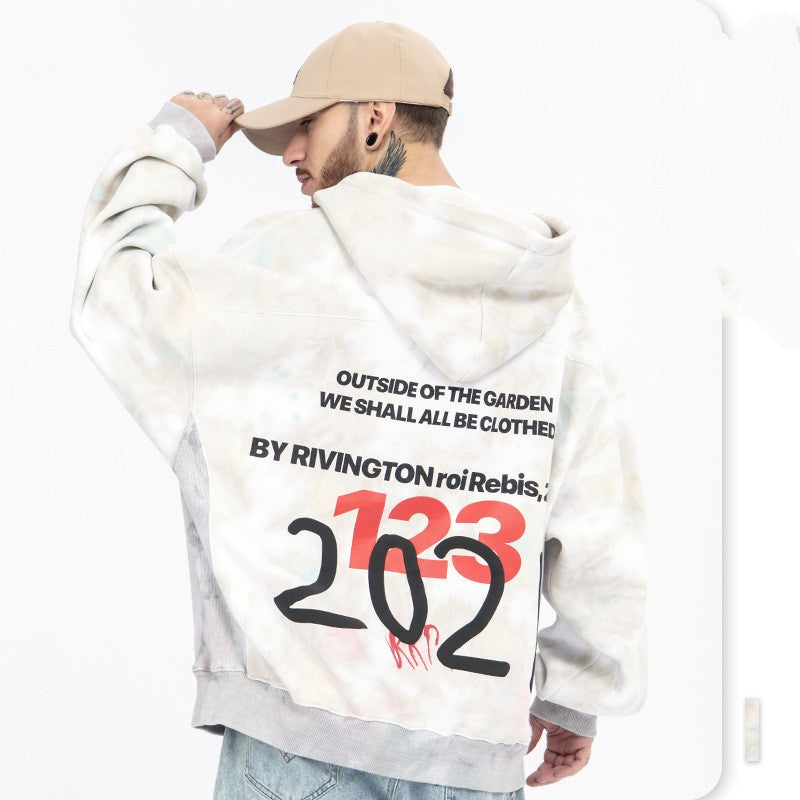 Vintage Heavy Wash Graphic Hoodie for Women