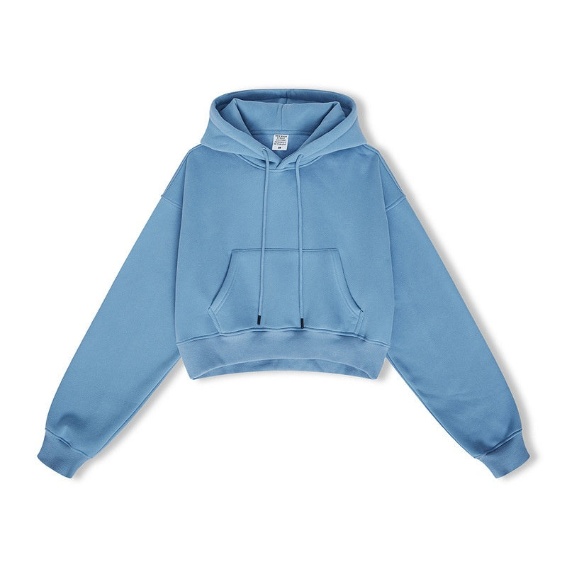 Women's High Street Plush Hooded Pullover