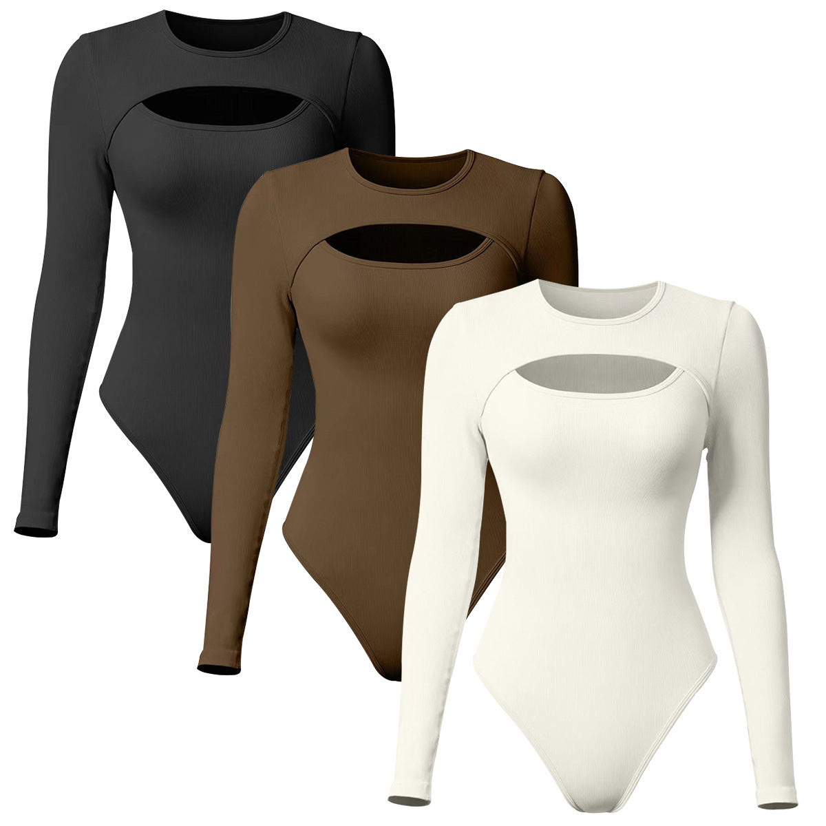 Women's Seamless Long Sleeve Shaping Jumpsuit