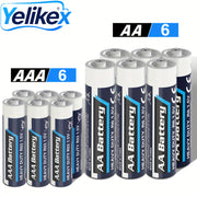 Yelikex AAA+AA 80/48/12pcs Combination Battery, 1.5V Carbon Battery, Suitable For Keyboards, Clocks, Toys, Remote Controls, With A 3-year Shelf Life. Fall, Batteries For Halloween Decorations, Batt...